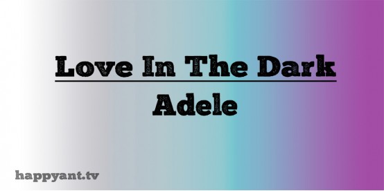 Love in the Dark - Adele (Lyrics)