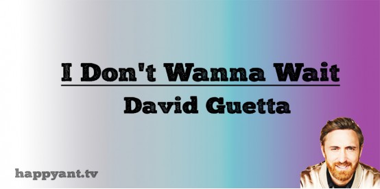I Don't Wanna Wait - David Guetta (Lyrics) I Don't Wanna Wait - David Guetta (Lyrics)