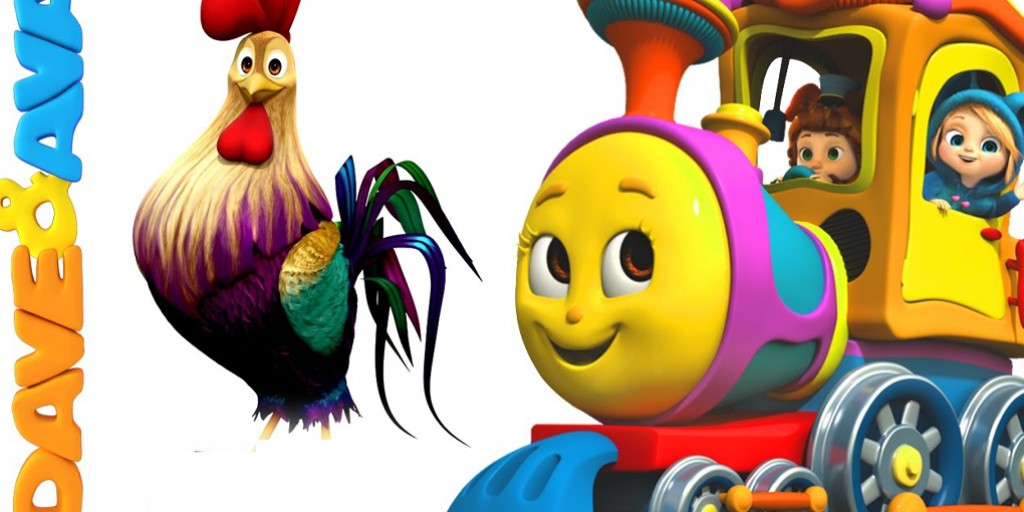 Dave and Ava - Farm Animals Train Part 2