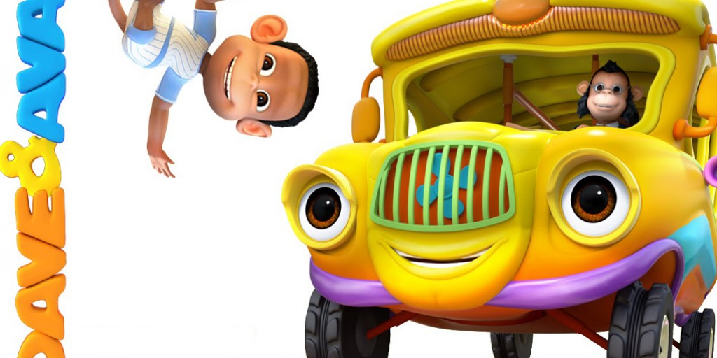 Dave and Ava - The Wheels On The Bus Part 1