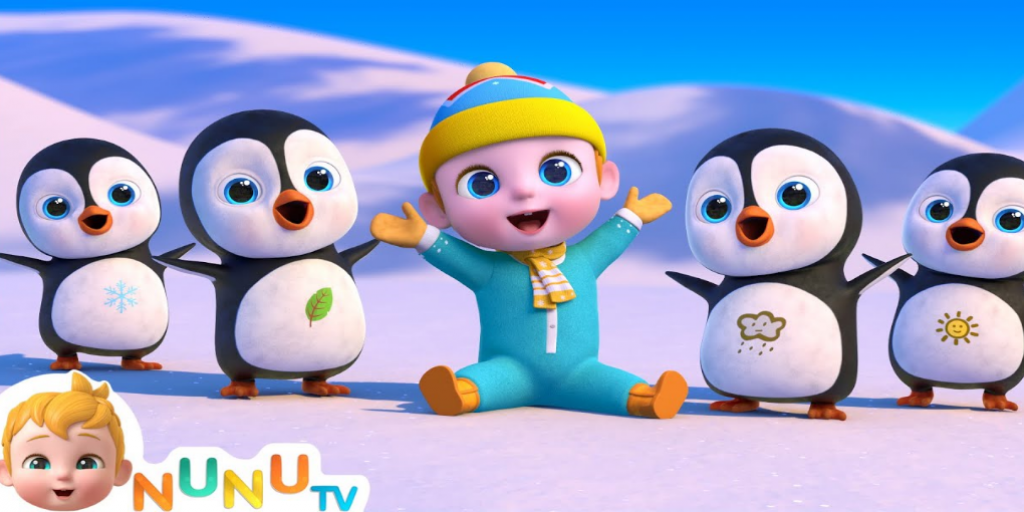 NuNu TV - Five Little Penguins