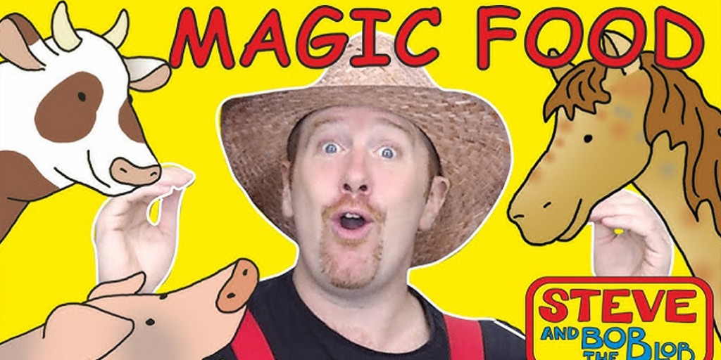 Steve and Maggie - Magic Food Animal Farm Story