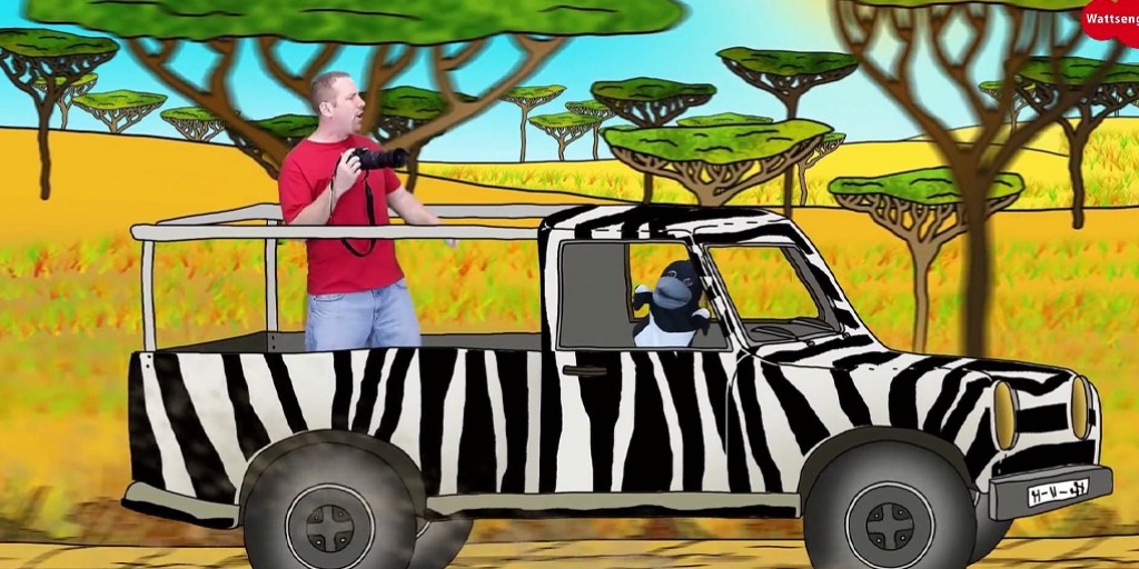 Steve and Maggie - Steve and Maggie Racing throught a Wild Animal Safari