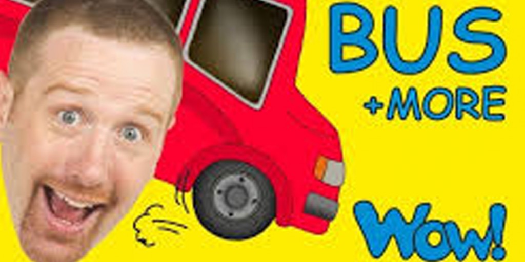Steve and Maggie - Wheels on the Bus with Animals