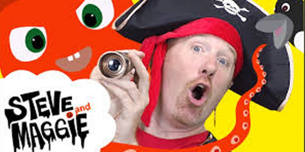 Steve and Maggie - Halloween Pirate Song and Sea Animals